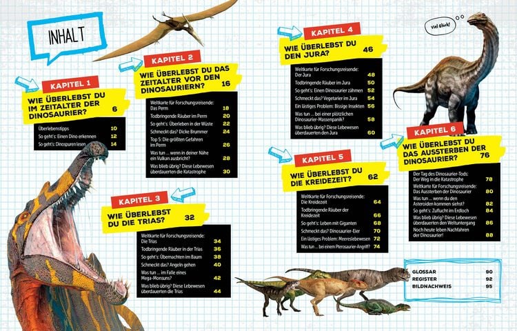 Produktbild: SURVIVAL GUIDE. Wie überlebst du im Zeitalter der DINOSAURIER!
