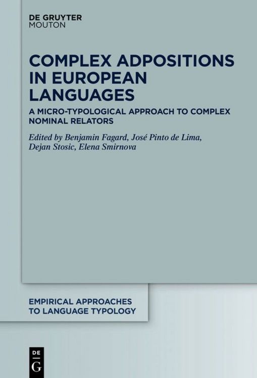 Produktbild: Complex Adpositions in European Languages