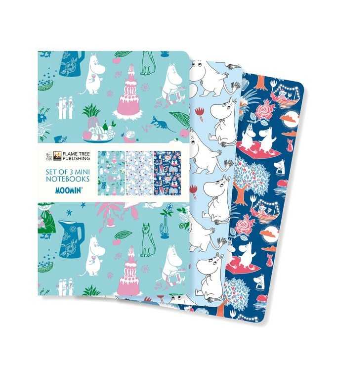 Produktbild: Dreier Set Mini-Notizb&uuml;cher: Mumin Klassik