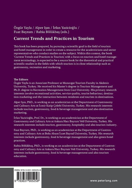 Produktbild: Current Trends and Practices in Tourism