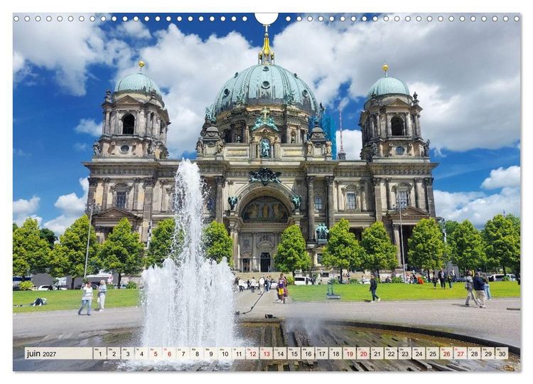 Produktbild: Berlin - dans le centre historique (Calendrier mural 2027 DIN A3 vertical), CALVENDO calendrier mensuel