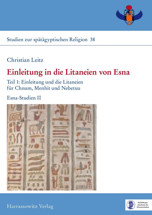 Produktbild: Einleitung in die Litaneien von Esna Teil 1