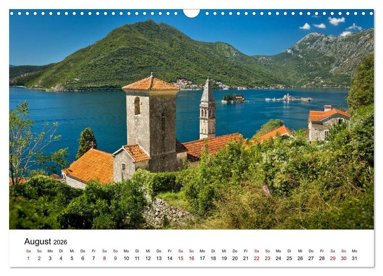 Produktbild: Montenegro - Land der schwarzen Berge (Wandkalender 2026 DIN A3 quer), CALVENDO Monatskalender