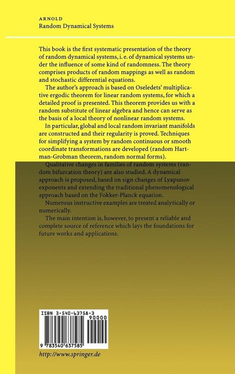 Produktbild: Random Dynamical Systems