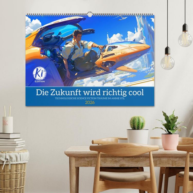 Produktbild: Die Zukunft wird richtig cool (Wandkalender 2026 DIN A2 quer), CALVENDO Monatskalender