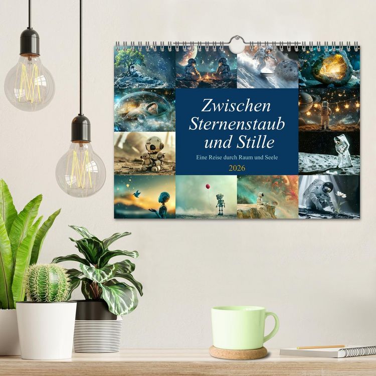 Produktbild: Zwischen Sternenstaub und Stille (Wandkalender 2026 DIN A4 quer), CALVENDO Monatskalender