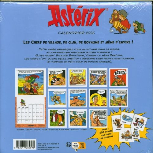 Produktbild: Ast&eacute;rix et les chefs ! : calendrier 2026