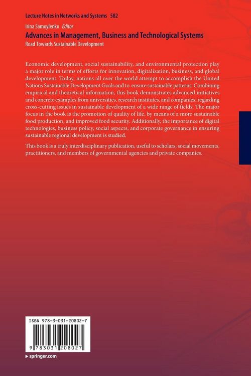 Produktbild: Advances in Management, Business and Technological Systems
