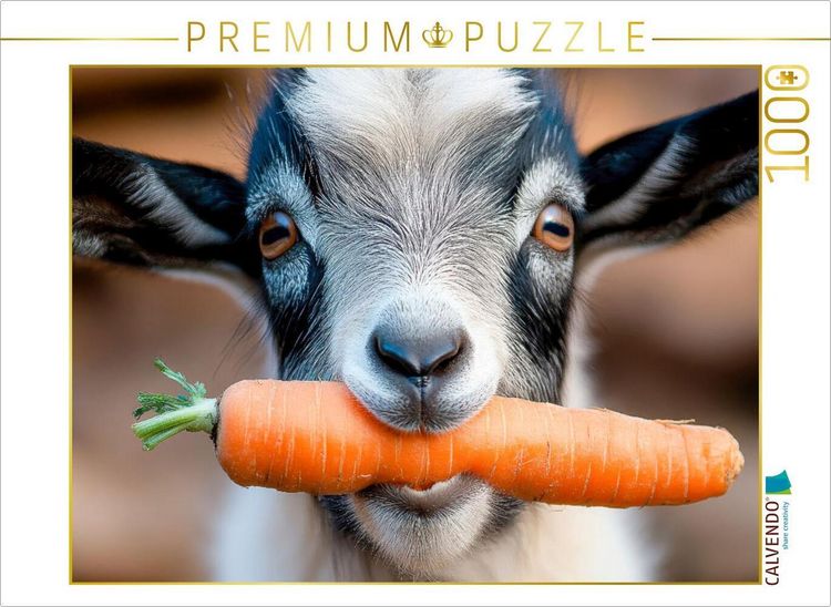 Produktbild: CALVENDO Puzzle Ziegen | 1000 Teile Lege-Gr&ouml;&szlig;e 64x48cm Foto-Puzzle f&uuml;r gl&uuml;ckliche Stunden
