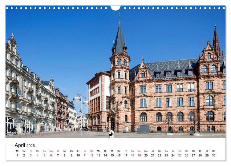 Produktbild: Highlights von Wiesbaden (Wandkalender 2026 DIN A3 quer), CALVENDO Monatskalender