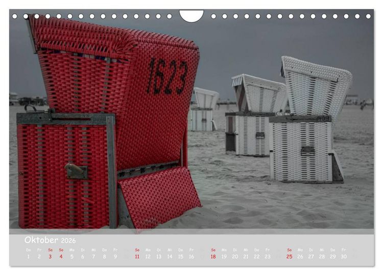 Produktbild: Mein St.Peter-Ording (Wandkalender 2026 DIN A4 quer), CALVENDO Monatskalender