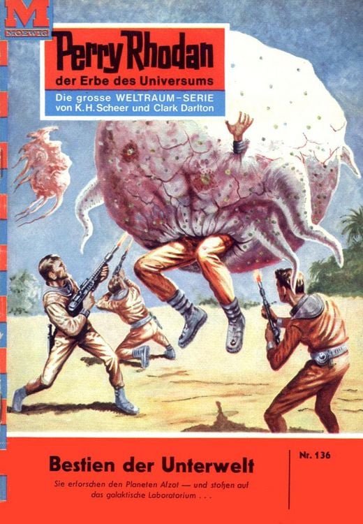 Produktbild: Perry Rhodan 136: Bestien der Unterwelt