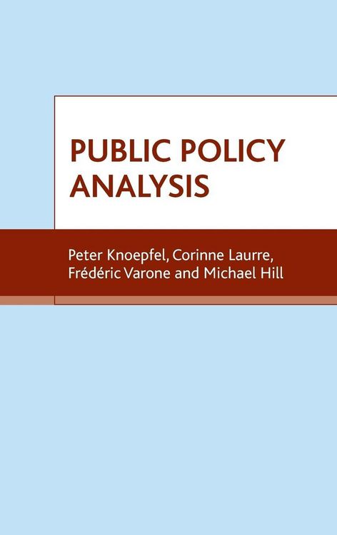 Produktbild: Public policy analysis