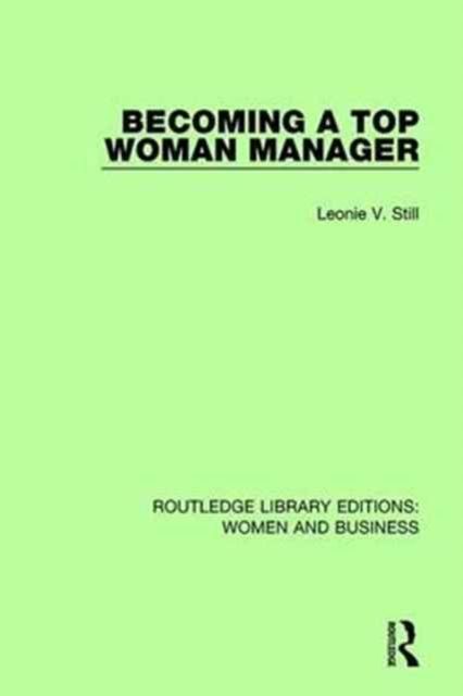 Produktbild: Becoming a Top Woman Manager