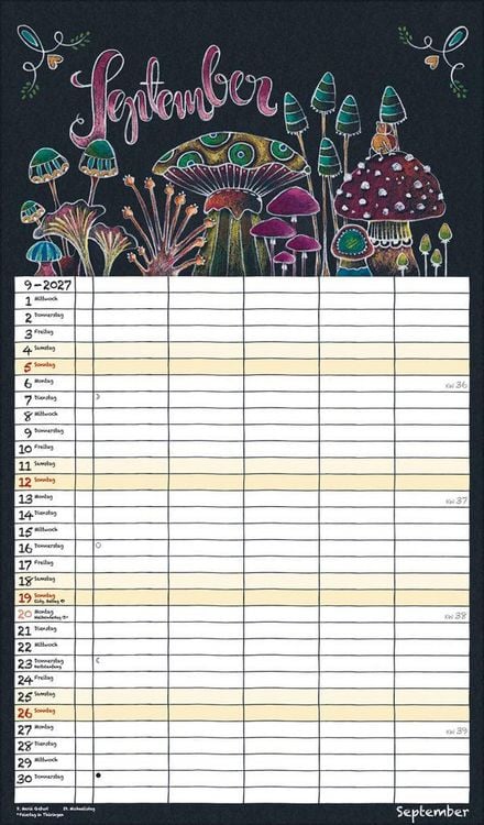Produktbild: Lovely Chalk Timer 2027