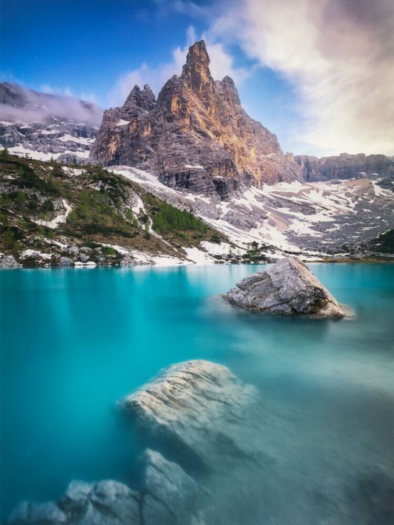 Produktbild: CALVENDO Puzzle Sorapissee in Italien | 1000 Teile Lege-Gr&ouml;&szlig;e 64x48cm Foto-Puzzle f&uuml;r gl&uuml;ckliche Stunden