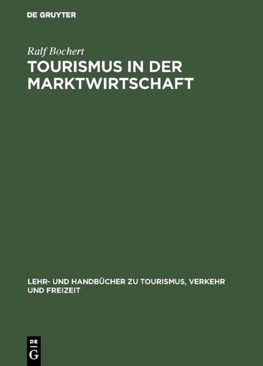 Produktbild: Tourismus in der Marktwirtschaft
