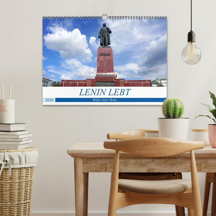 Produktbild: LENIN LEBT - Bilder einer Ikone (Wandkalender 2026 DIN A3 quer), CALVENDO Monatskalender