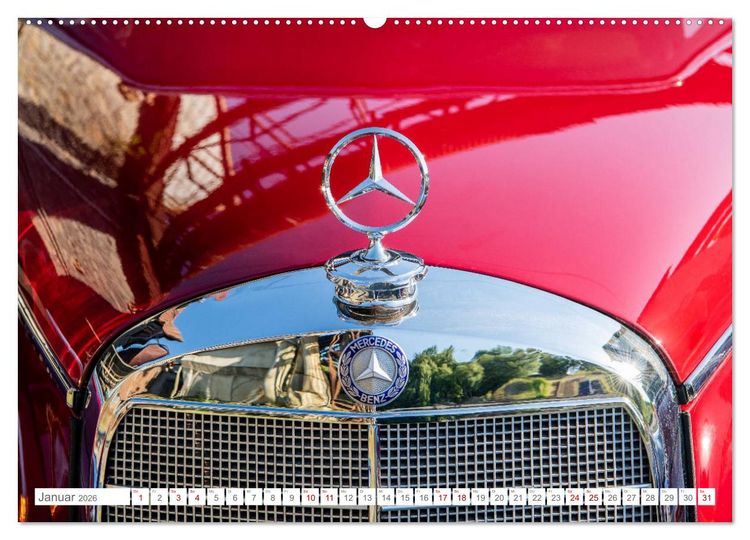 Produktbild: Mercedes Benz Adenauer: Legenden sind rot. (hochwertiger Premium Wandkalender 2026 DIN A2 quer), Kunstdruck in Hochglanz