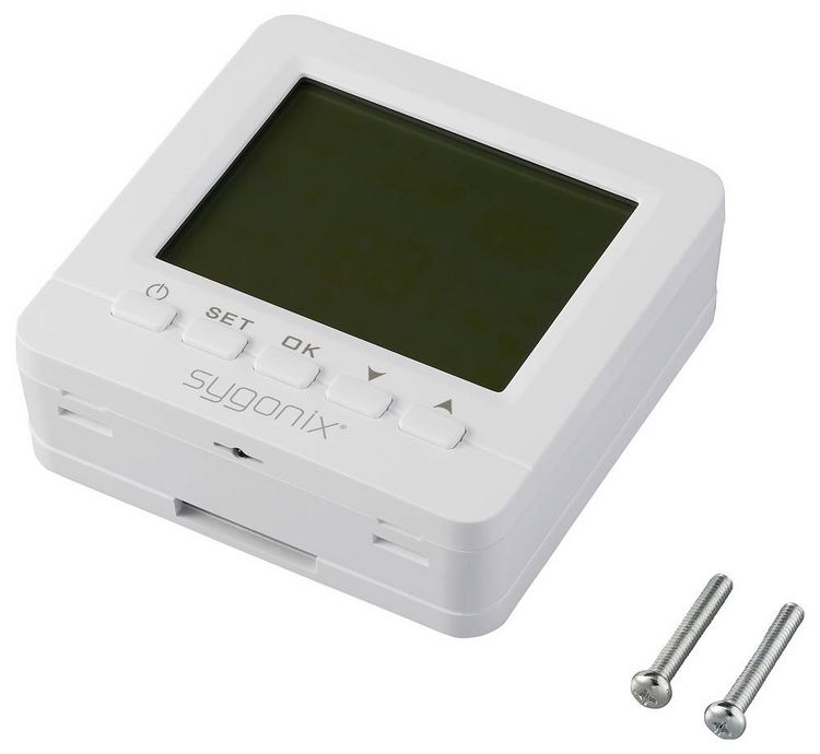 Produktbild: Sygonix SY-6805680 SY02B05RF Funk-Raumthermostat Aufputz Wochenprogramm 1St.