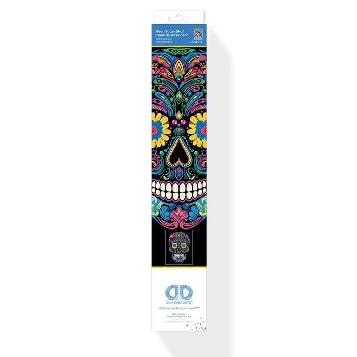 Produktbild: DIAMOND DOTZ - Diamond Painting Neon Totenkopf