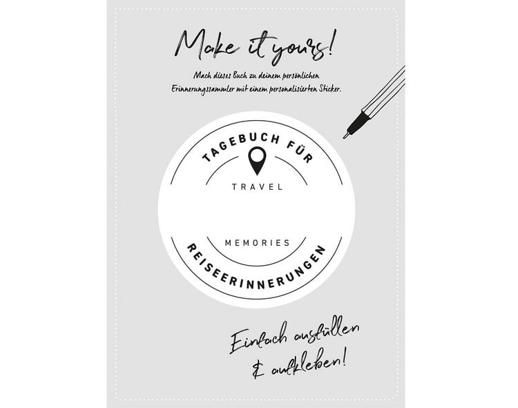 Produktbild: GuideMe Reisetagebuch Travel Memories „Meine Reisen“