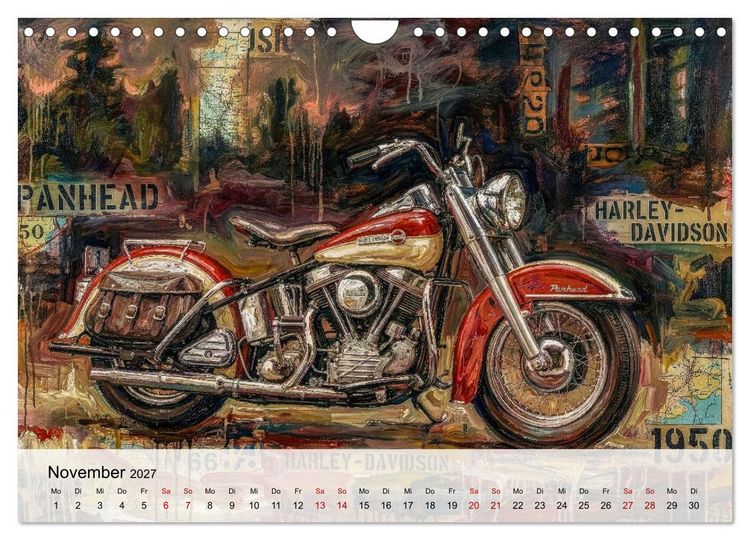 Produktbild: Kult-Motorr&auml;der der USA (Wandkalender 2027 DIN A4 quer), CALVENDO Monatskalender