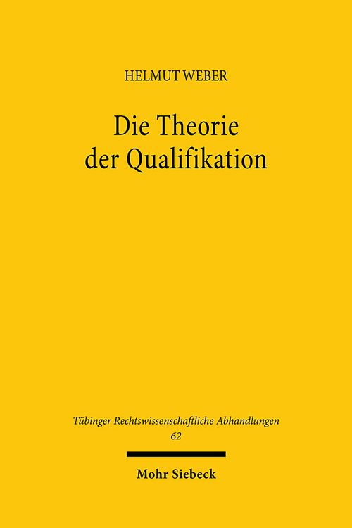 Produktbild: Die Theorie der Qualifikation