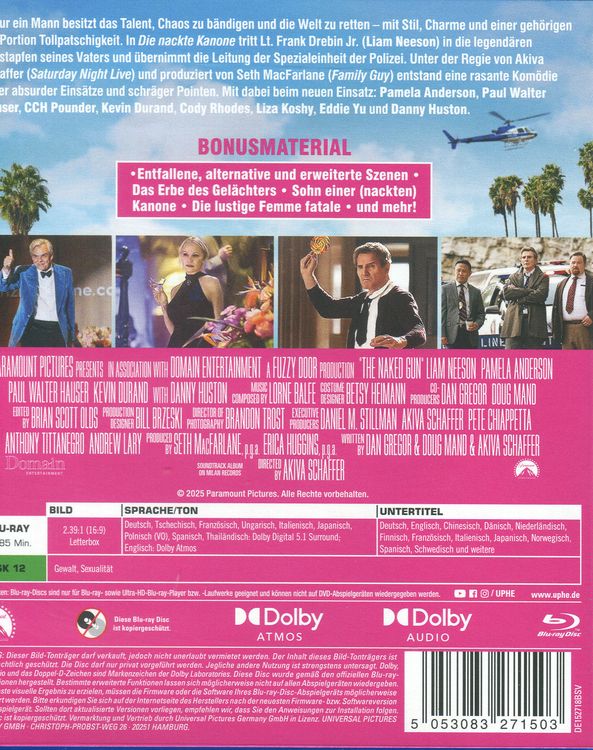 Produktbild: Die nackte Kanone (2025) (Blu-ray)