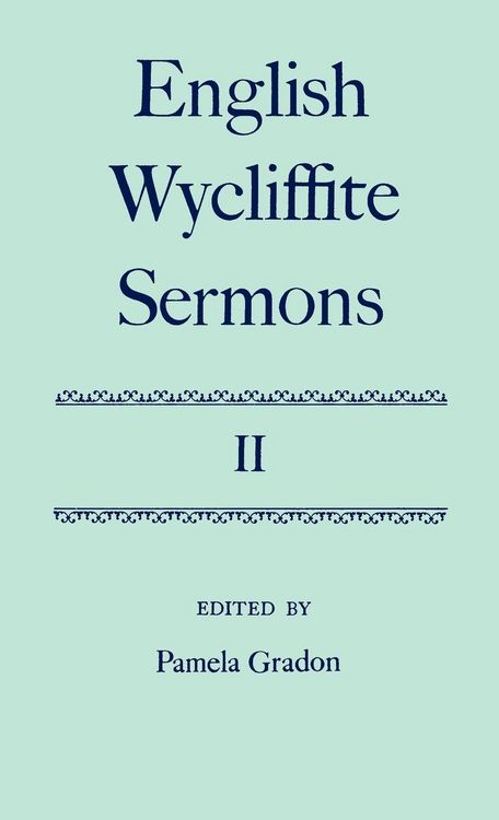 Produktbild: English Wycliffite Sermons
