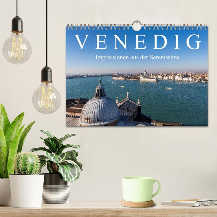 Produktbild: Venedig - Impressionen aus der Serenissima (Wandkalender 2026 DIN A4 quer), CALVENDO Monatskalender