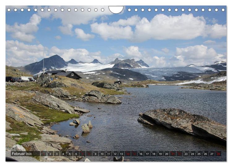 Produktbild: Norwegen 2026 - Berge, Fjorde, Moore (Wandkalender 2026 DIN A4 quer), CALVENDO Monatskalender