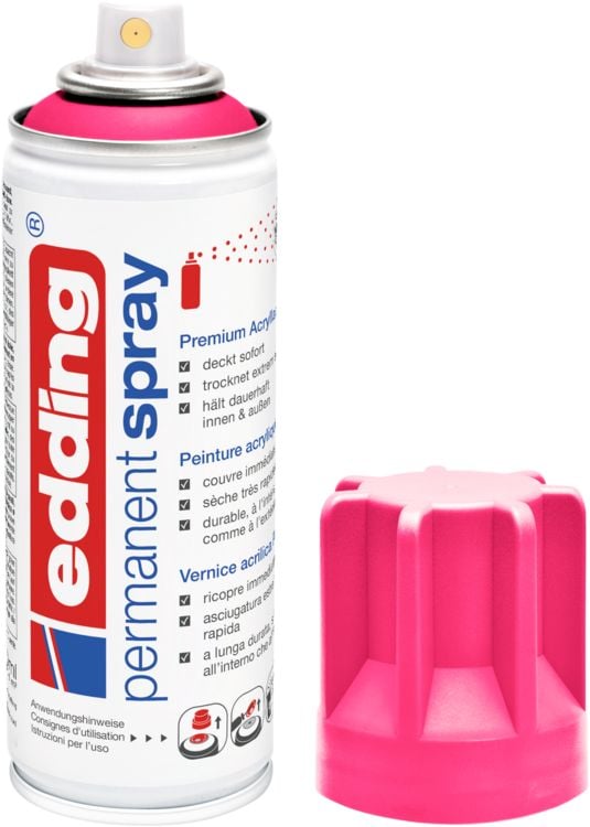 Produktbild: 5200 Permanent Spray, neonpink, 200ml Premium Acryllack