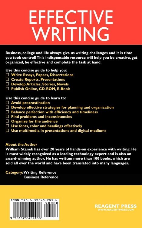 Produktbild: Effective Writing for Business, College & Life (Pocket Edition)