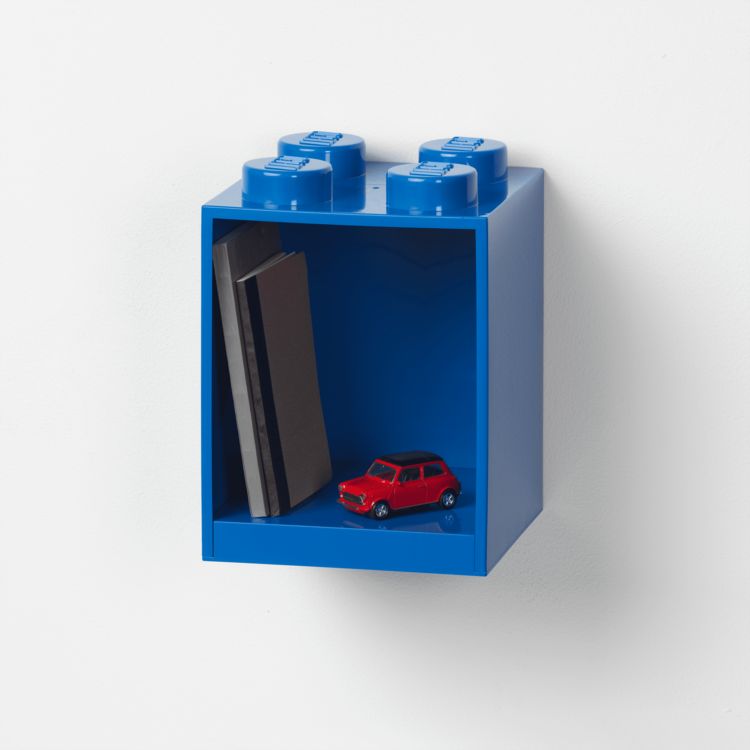 Produktbild: LEGO&reg; B&uuml;cherregal 4 Noppen Blau