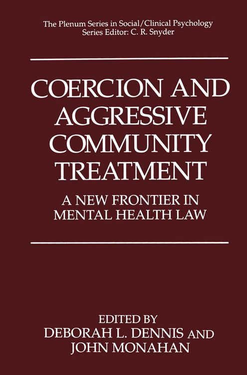Produktbild: Coercion and Aggressive Community Treatment