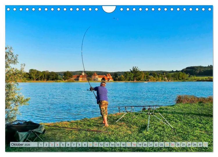 Produktbild: Angeln - meine Leidenschaft (Wandkalender 2026 DIN A4 quer), CALVENDO Monatskalender