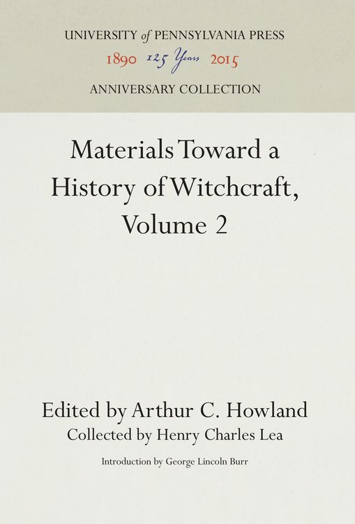 Produktbild: Materials Toward a History of Witchcraft