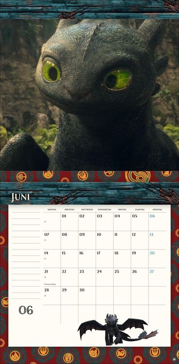 Produktbild: Drachenz&auml;hmen Broschurkalender 2027
