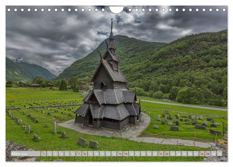 Produktbild: Die Farben Norwegens (Wandkalender 2026 DIN A4 quer), CALVENDO Monatskalender