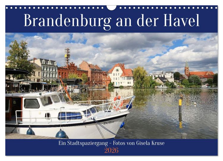 Produktbild: Brandenburg an der Havel - Ein Stadtspaziergang (Wandkalender 2026 DIN A3 quer), CALVENDO Monatskalender