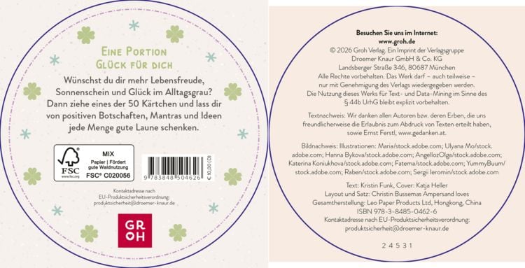 Produktbild: Impulskarten: Eine Runde Gl&uuml;cksmomente