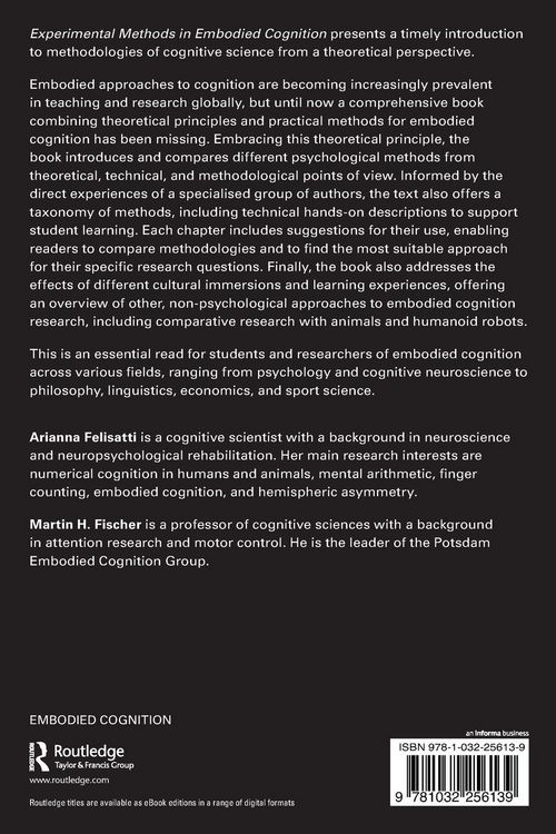 Produktbild: Experimental Methods in Embodied Cognition