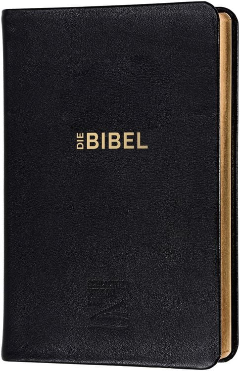 Produktbild: Schlachter 2000 Bibel - Taschenausgabe (Softcover, schwarz, Goldschnitt)