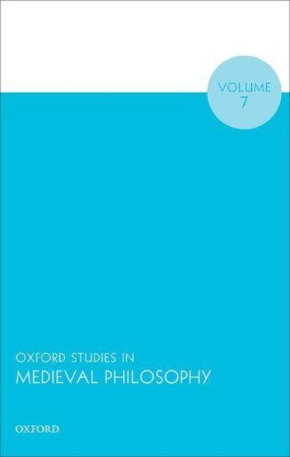 Produktbild: Oxford Studies in Medieval Philosophy Volume 7