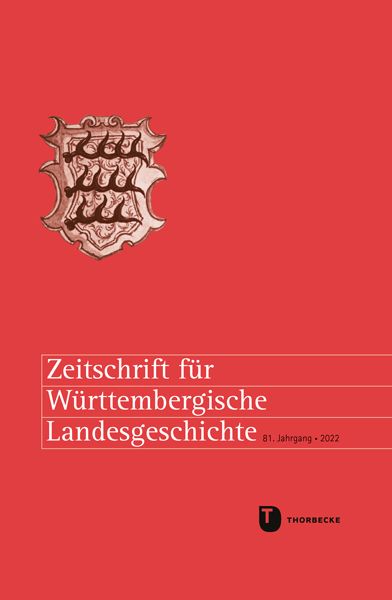 Produktbild: Zeitschrift f&uuml;r W&uuml;rttembergische Landesgeschichte 81 (2022)