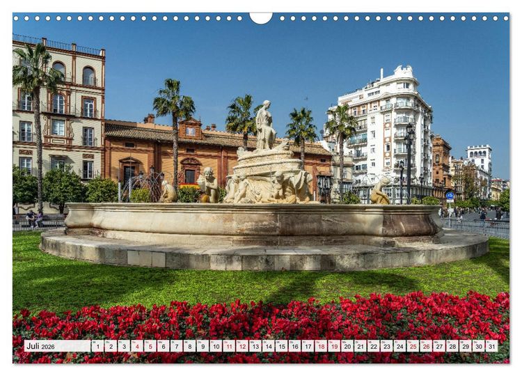 Produktbild: Andalusien - Sevilla (Wandkalender 2026 DIN A3 quer), CALVENDO Monatskalender
