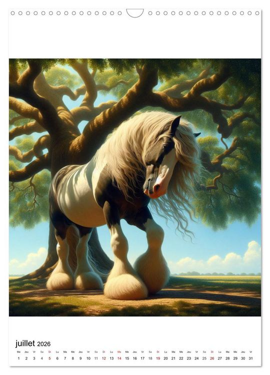 Produktbild: Cob irlandais (Calendrier mural 2026 DIN A3 horizontal), CALVENDO calendrier mensuel