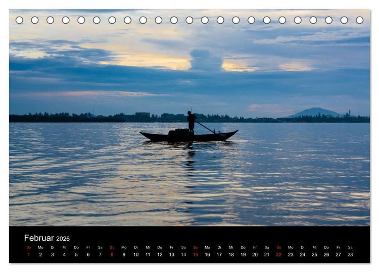 Produktbild: Vietnam Abenteuerreise (Tischkalender 2026 DIN A5 quer), CALVENDO Monatskalender