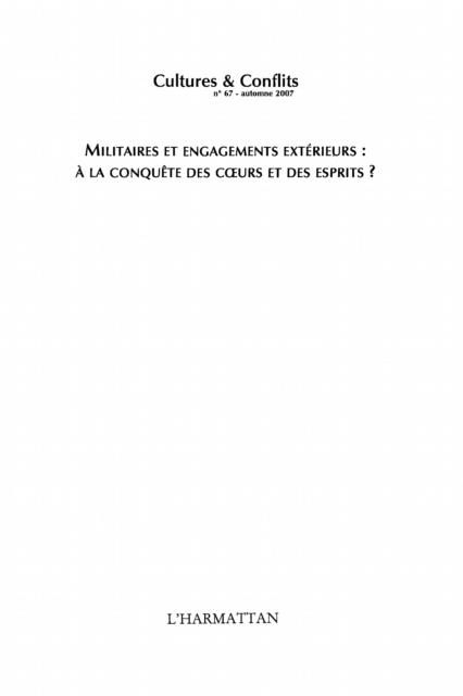 Produktbild: Militaires et engagements exterieurs